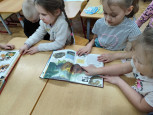На тематической неделе "Моя Россия ", беседа "Красная книга России
