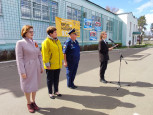 Смотр строя и песни " На знамя Победы равняем шаг"