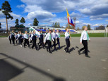 Смотр строя и песни " На знамя Победы равняем шаг"