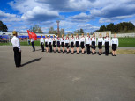 Смотр строя и песни " На знамя Победы равняем шаг"