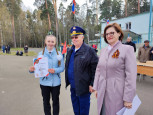 Смотр строя и песни " На знамя Победы равняем шаг"