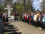 Митинг, посвященный 77-ой годовщине со Дня Победы советского народа в Великой Отечественной войне (Межаки)