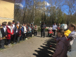 Митинг, посвященный 77-ой годовщине со Дня Победы советского народа в Великой Отечественной войне (Межаки)