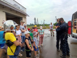 Экскурсия лагеря "Факел" в МЧС