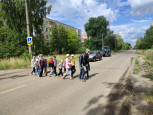 День правил дорожного движения "Безопасный пешеход" в лагере  "Факел"