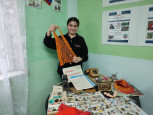 Встреча с ветераном труда Климановым В.В., посвященная Дню рождения Комсомола, Дню народного единства и 100-летию СССР