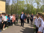 Митинг, посвященный 78-ой годовщине со Дня Победы советского народа в Великой Отечественной войне (Межаки)