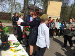 Митинг, посвященный 78-ой годовщине со Дня Победы советского народа в Великой Отечественной войне (Межаки)