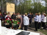 Митинг, посвященный 78-ой годовщине со Дня Победы советского народа в Великой Отечественной войне (Межаки)
