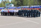 Городской смотр строя и песни "На знамя Победы равняем шаг"