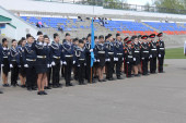 Городской смотр строя и песни "На знамя Победы равняем шаг"