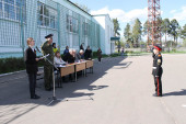 Городской смотр строя и песни "На знамя Победы равняем шаг"