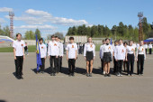 Городской смотр строя и песни "На знамя Победы равняем шаг"