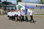 Городской смотр строя и песни "На знамя Победы равняем шаг"