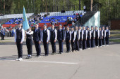 Городской смотр строя и песни "На знамя Победы равняем шаг"