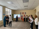Церемония вступления в ряды Юнармии