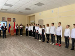 Церемония вступления в ряды Юнармии