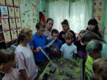 Просмотр диорамы «Прохоровка»