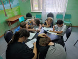 Победа в эстафете "Сильные, смелые, ловкие!"