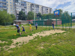 Конкурс рисунков на асфальте "Вместе дружная семья"