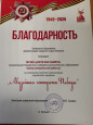 Торжественное закрытие городского проекта «Музейная эстафета Победы»