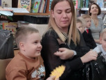 Участие детей группы "Рябинка" в конкурсе стихов о маме.