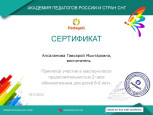 Участие в вебинарах, семинарах и т.п.