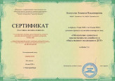 Сертификаты 2020 часть 1