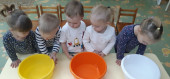 Игры-эксперименты. Опыт "Волшебница водица"