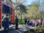 У нас в гостях сотрудники МЧС и Пожарная часть №11 Железнодорожного района