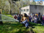 У нас в гостях сотрудники МЧС и Пожарная часть №11 Железнодорожного района