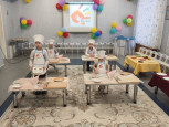 На базе детского сада проведен чемпионат "Азбука профессий", номинация "Поварское дело".