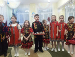 Праздник "Рождественский вечерок" (в рамках работы "Школы для родителей")  подготовительная-1