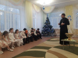 Праздник "Рождественский вечерок" (в рамках работы "Школы для родителей")  подготовительная-1