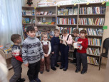 Экскурсия в библиотеку №20, посвященная Дню защитника отечества.