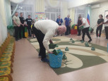 Школа для родителей. Праздник, посвященный 23 февраля "Зарница" старшая 1