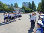 Парад дошколят, посвященный ВОВ, совместно с Советом ветеранов завода АО "Вагонреммаш" 