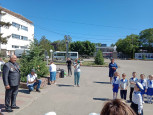 Парад дошколят, посвященный ВОВ, совместно с Советом ветеранов завода АО "Вагонреммаш" 