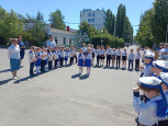 Парад дошколят, посвященный ВОВ, совместно с Советом ветеранов завода АО "Вагонреммаш" 