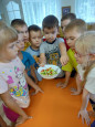 "Готовим витаминный салат" воспитатель Кузнецова Т.А. старшая группа - 1