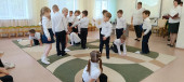 Посвящение в юные железнодорожники. Подготовительные группы 1, 2.
