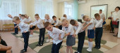 Посвящение в юные железнодорожники. Подготовительные группы 1, 2.
