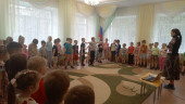 Совместное мероприятие с библиотекой №5, сказка "Конек Горбунок"