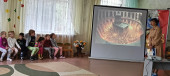 Совместное мероприятие по духовному воспитанию с библиотекой № 5  "Свет воссиял великий"