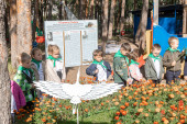 В РЖД детский сад №24 торжественно открыли "Островок памяти" - часть 2