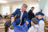 Посвящение в юные железнодорожники. Подготовительная группа 1