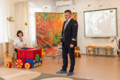 Посвящение в юные железнодорожники. Подготовительная группа 1