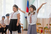 Посвящение в юные железнодорожники. Подготовительная группа 1