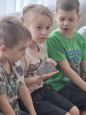 Беседа Совета ветеранов завода Вагонреммаш с детьми детского сада, посвященная освобождению города Воронежа от фашистских захватчиков.
