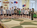 Праздник "Зарница", посвященный 23 февраля (совместно с родителями, старшая группа - 1) 